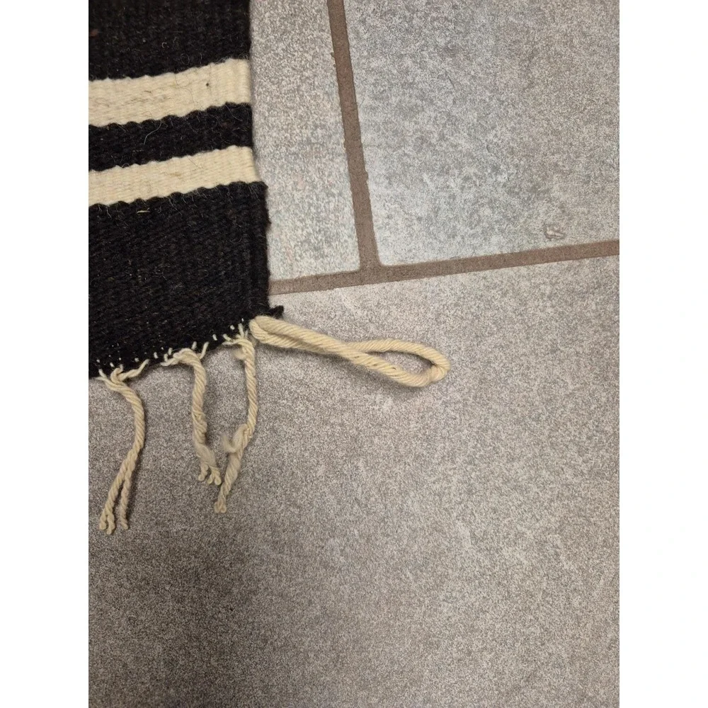 Vintage Southwestern Wool‎ Wall Hanging Navajo Style Kachina Art Rug 37x27